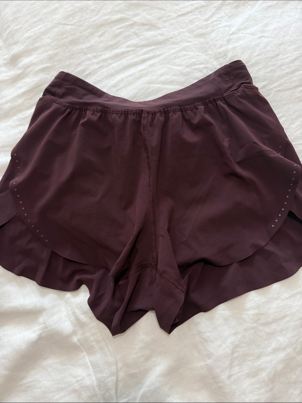 Lululemon Running Maroon Running Shorts